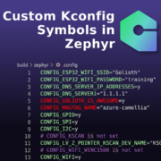Custom Kconfig symbols