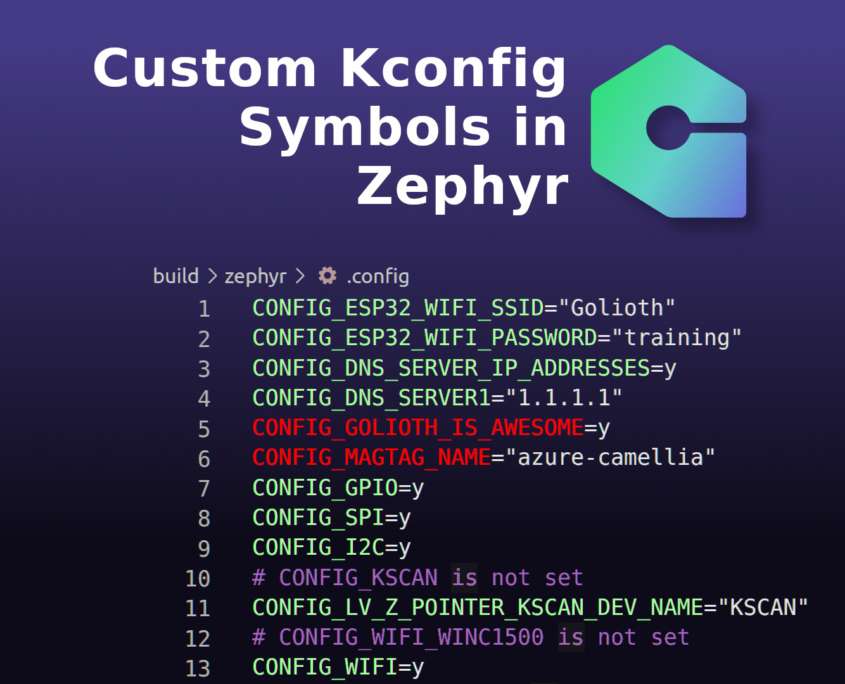 Custom Kconfig symbols