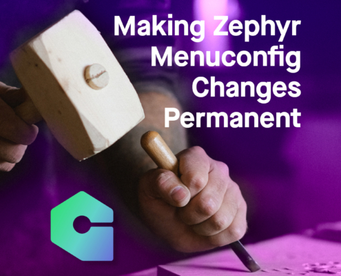 Making Zephyr menuconfig changes permanent