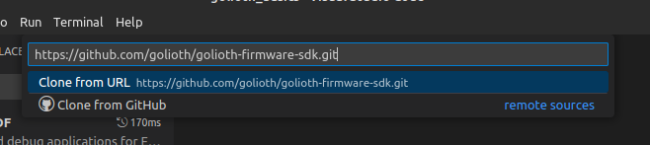 Cloning the Golioth Firmware SDK