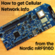 Nordic nRF9160 modem info
