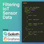 Filtering IoT Sensor Data with Golioth and Grafana