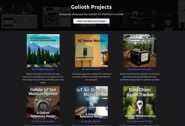 Golioth Projects shares reference design details