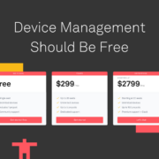 New Pricing with Golioth. Device Management should be free.