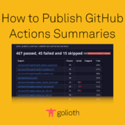 How to publish GitHub Actions summaries