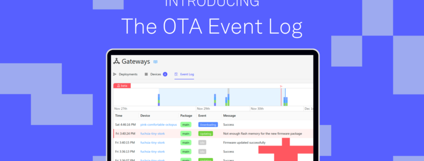 OTA Event Log visuals